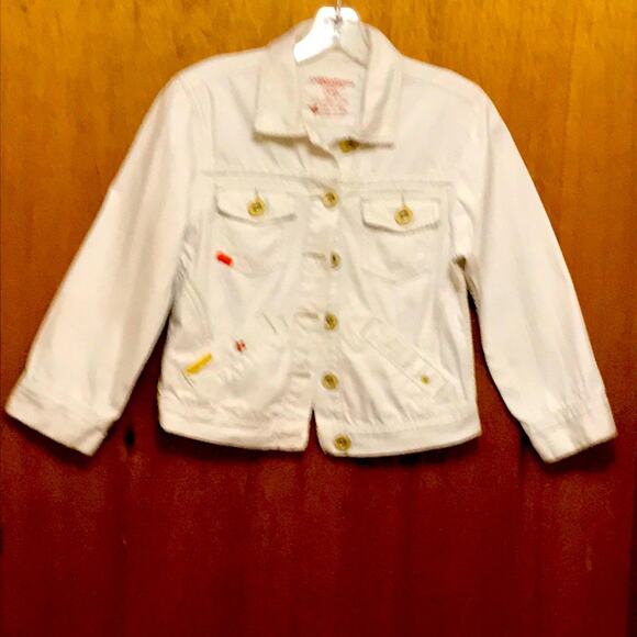 American Eagle Outfitters Cream  Pure Cotton Denim Jacket. M - Picture 4 of 9